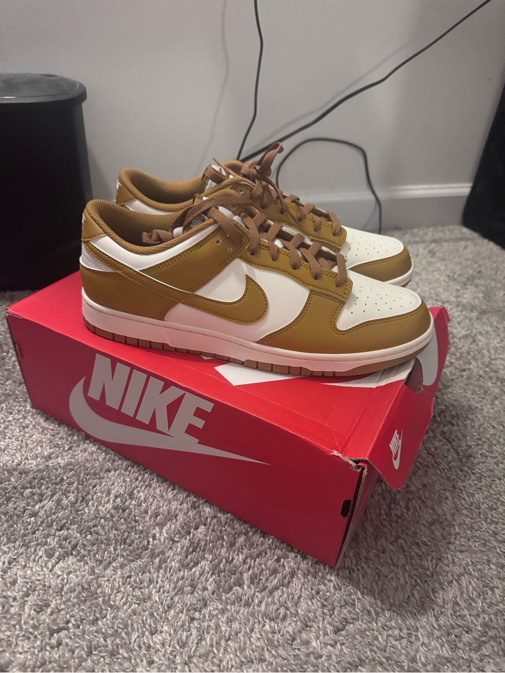 Nike Dunk Low Pale Ivory Wheat - Picture 3 of 6